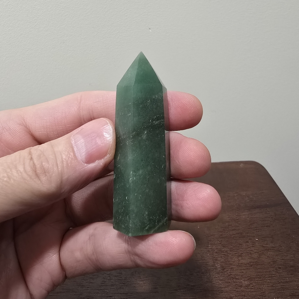 Green Adventurine Crystal Tower